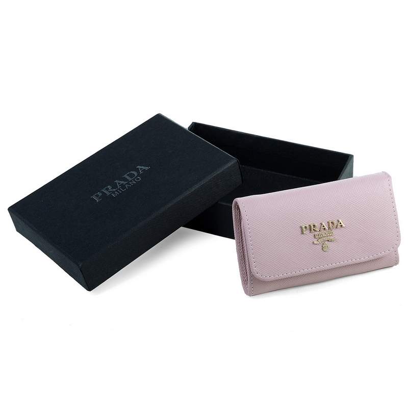 Knockoff Prada Real Leather Wallet 1139 light pink